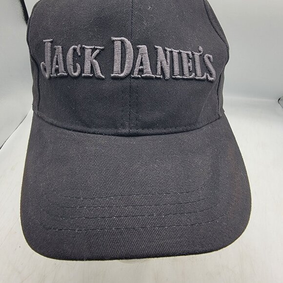Jack Daniels Black Baseball Cap Embroidered Logo Adjustable Casual Outdoors - Picture 5 of 9
